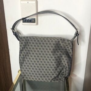 Dooney & Bourke signature monogram canvas tote bag